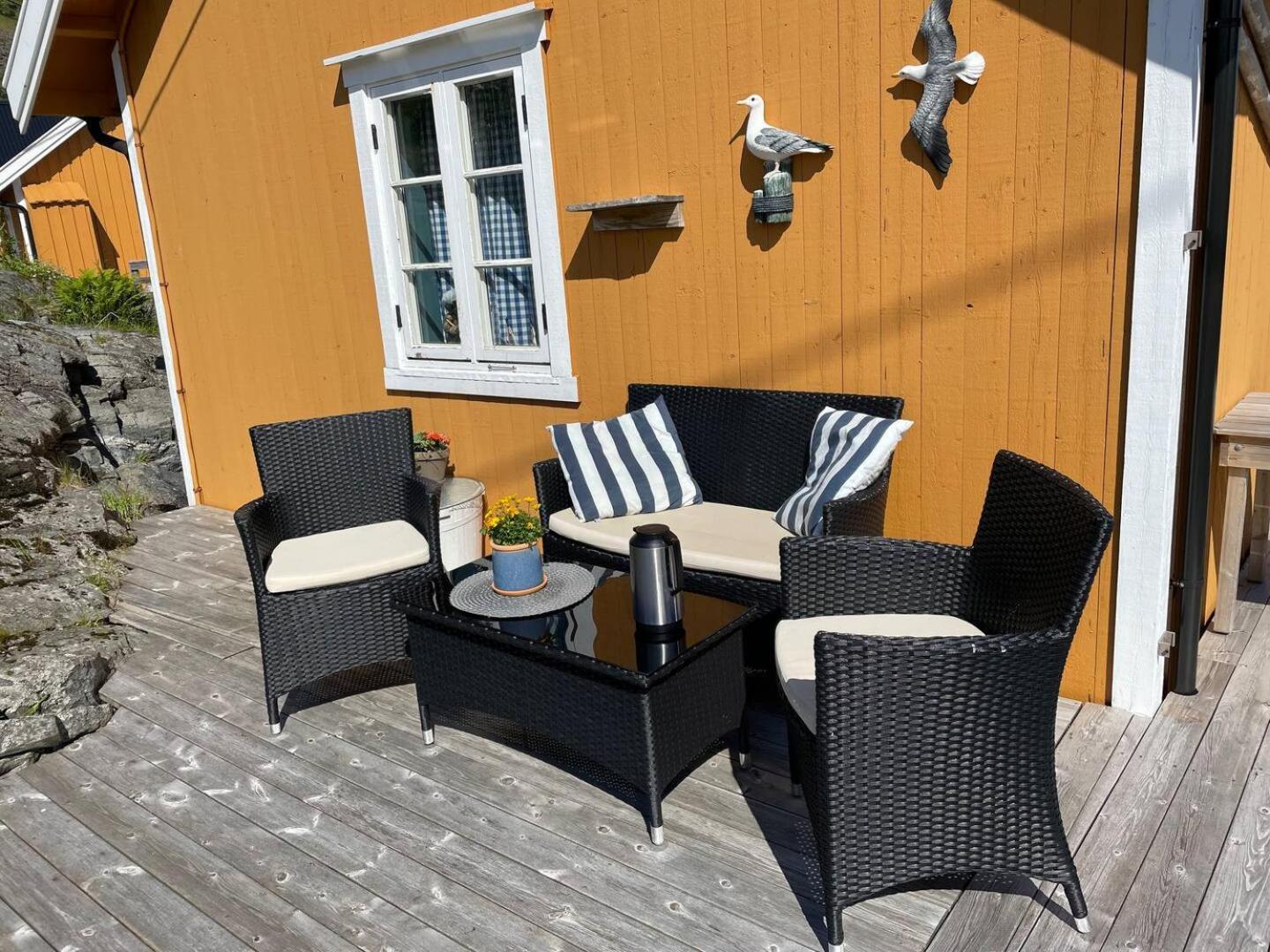 Koselig Rorbu Pa Tind Vila Sørvågen Exterior foto